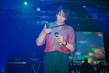Jarvis Cocker with theremin