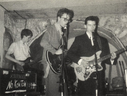 Pete, Jarvis and Russell at the Bath Moles Club