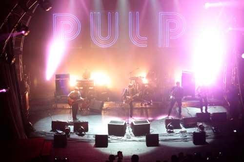Pulp performing Babies at the NME Awards, 29 February 2012. Photo Dan Kendall.