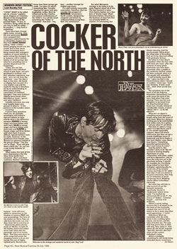 NME review of Pulp at the Leeds Heineken Festival, 22 July 1995