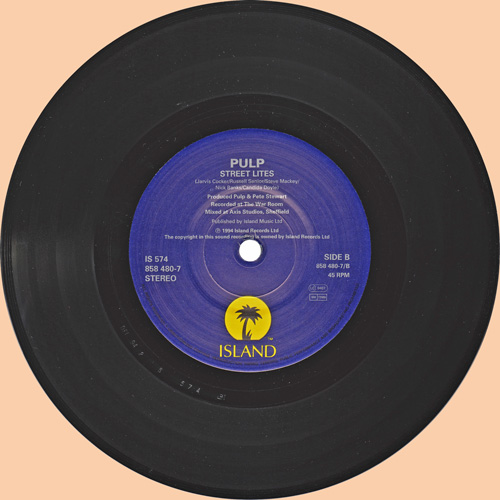 Pulp Do You Remember The First Time? 7 inch vinyl