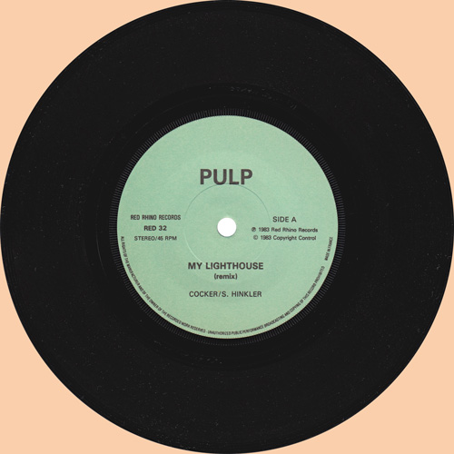 Pulp My Lighthouse 7 inch vinyl