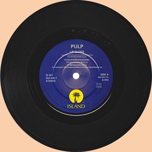 Pulp Lipgloss 7 inch vinyl