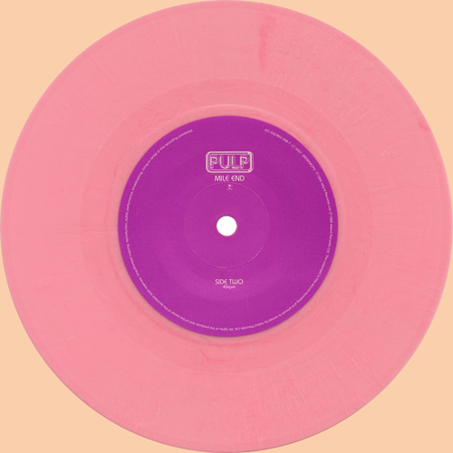 Pulp Something Changed 7 inch pink vinyl