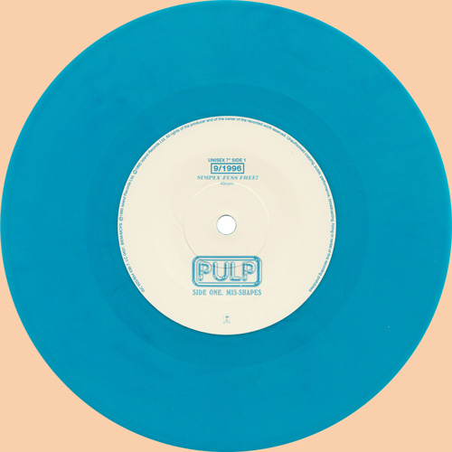 Pulp Mis-Shapes & Sorted 7 inch blue vinyl